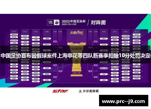 中国足协宣布因假球案件上海申花等四队新赛季扣除10分处罚决定